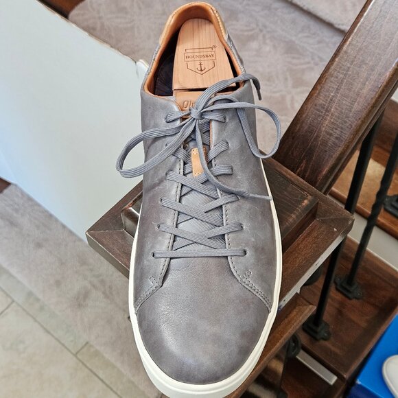 OluKai Men's Lae'Ahi Li 'Ili Leather Sneakers, Stone/Gray, Sz 12 - Picture 10 of 16